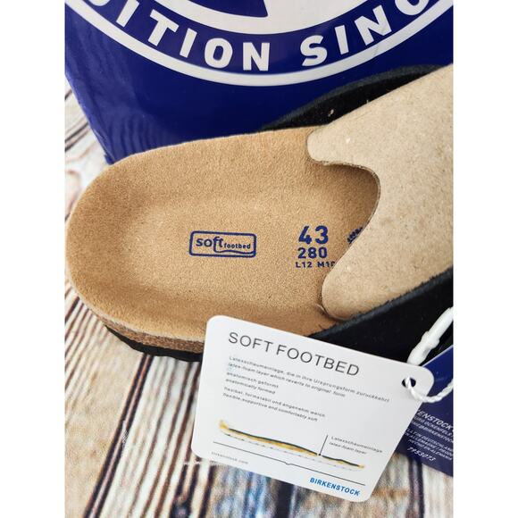 Birkenstock 43 280 Mens NEW Soft Foot bed Germany 9-10 Mens BK-1 main image 6